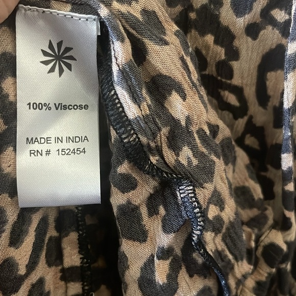 Karyn Seo Leopard Print Maxi Dress SZ L - Picture 3 of 5